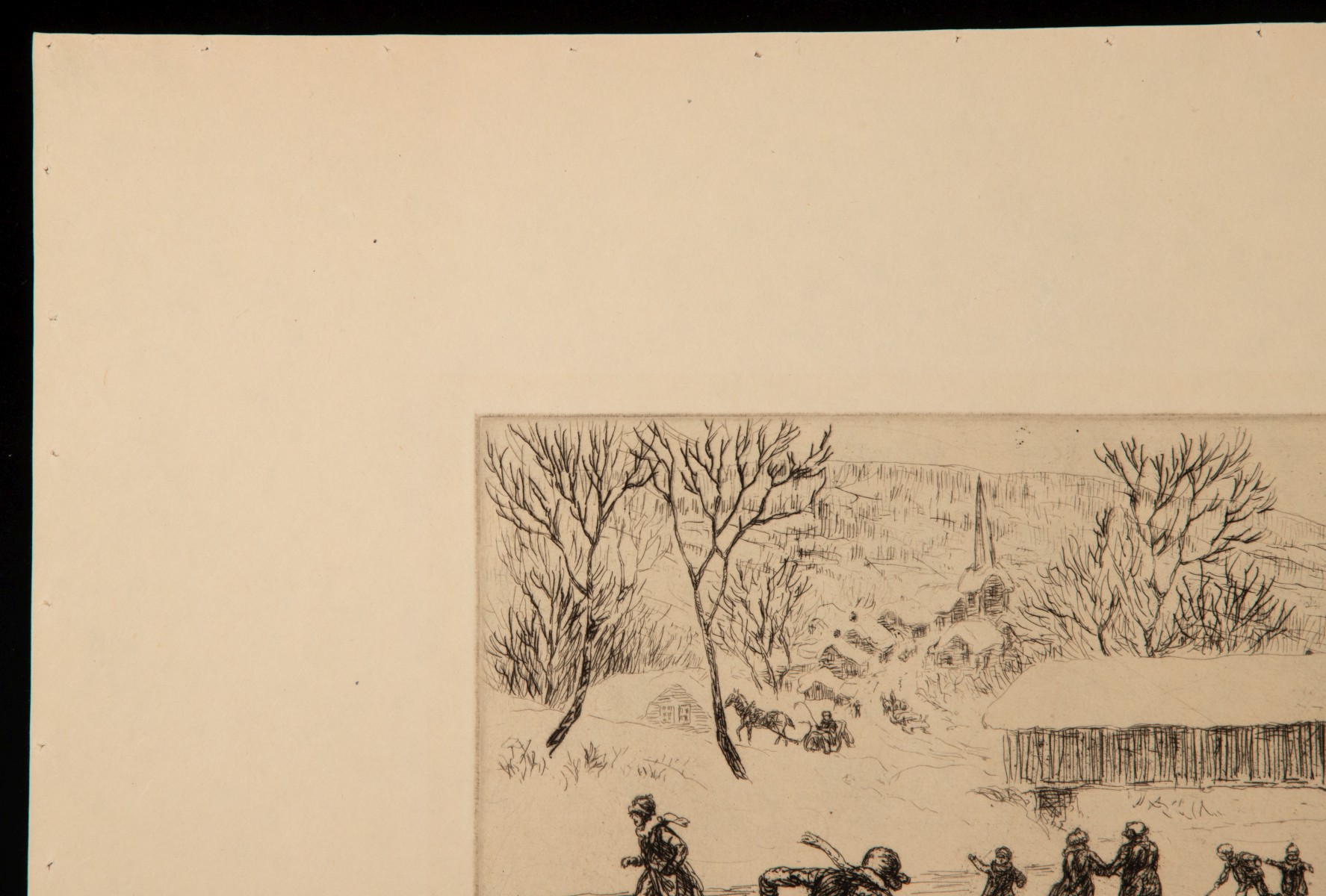 HAROLD DENISON (1887-1940) THREE PENCIL SIGNED ETCHINGS