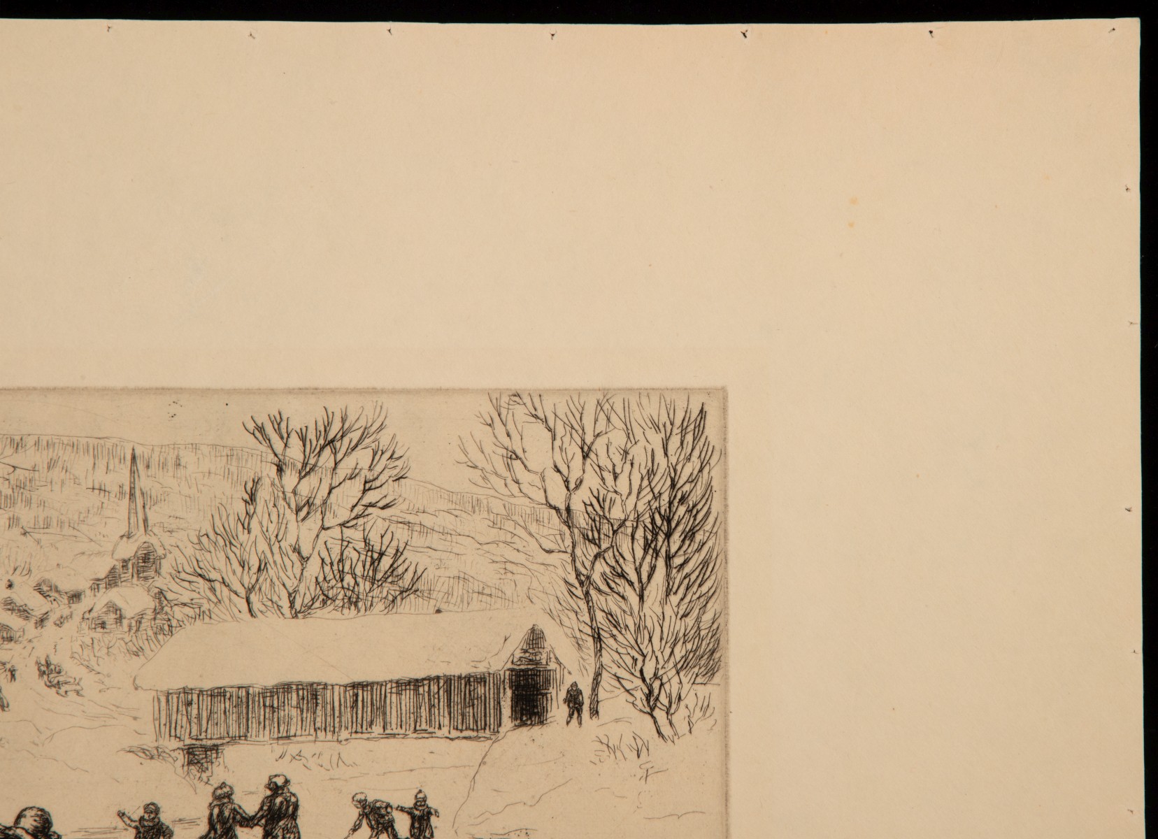 HAROLD DENISON (1887-1940) THREE PENCIL SIGNED ETCHINGS