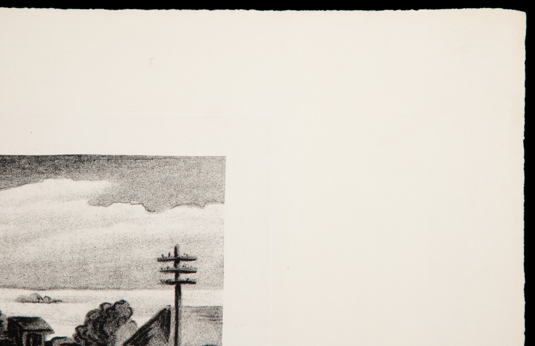 THOMAS HART BENTON (1889-1975) PENCIL SIGNED LITHOGRAPH