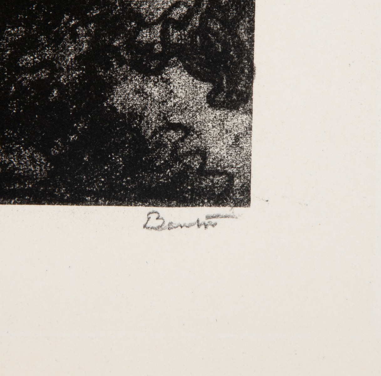 THOMAS HART BENTON (1889-1975) PENCIL SIGNED LITHOGRAPH