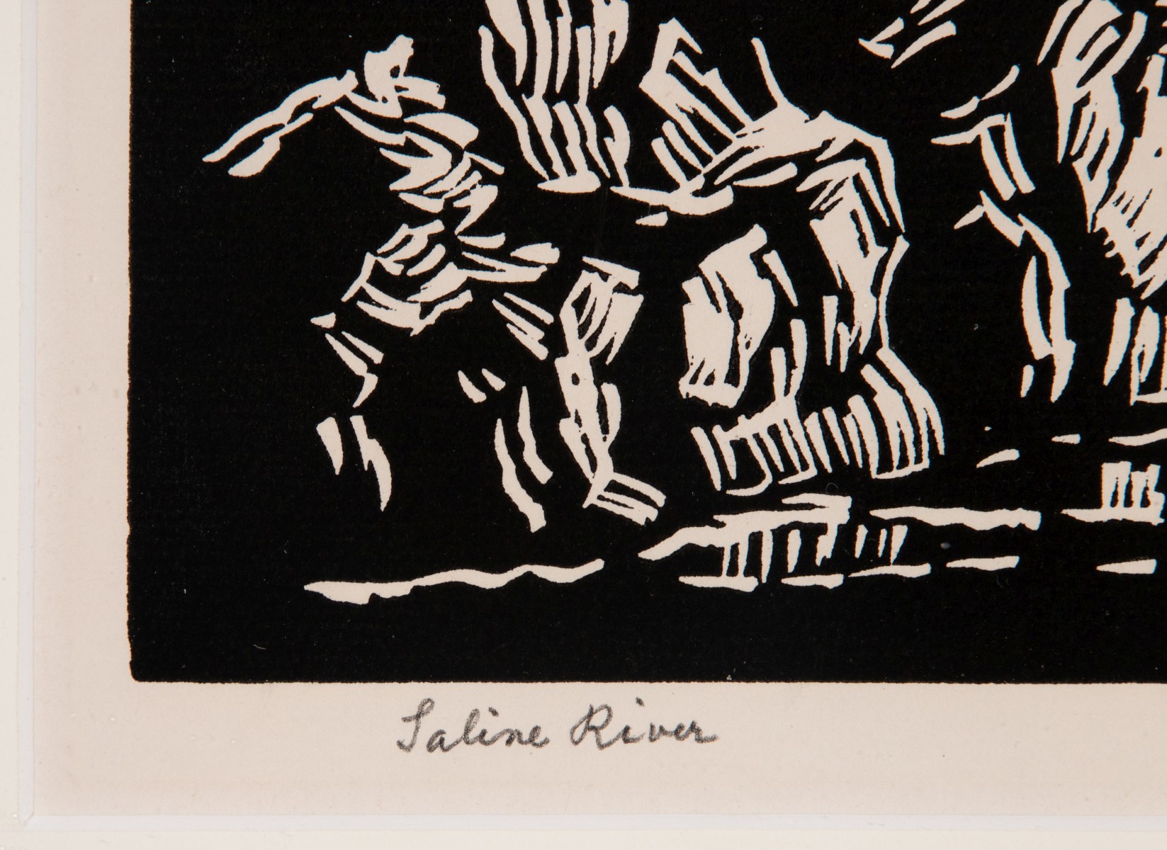BIRGER SANDZÉN (1871-1954) PENCIL SIGNED BLOCK PRINT