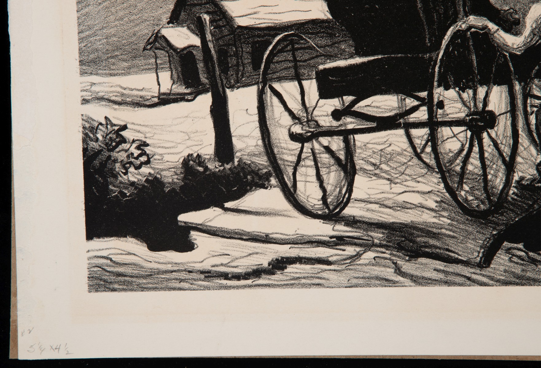 THOMAS HART BENTON (1889-1975) PENCIL SIGNED LITHOGRAPH