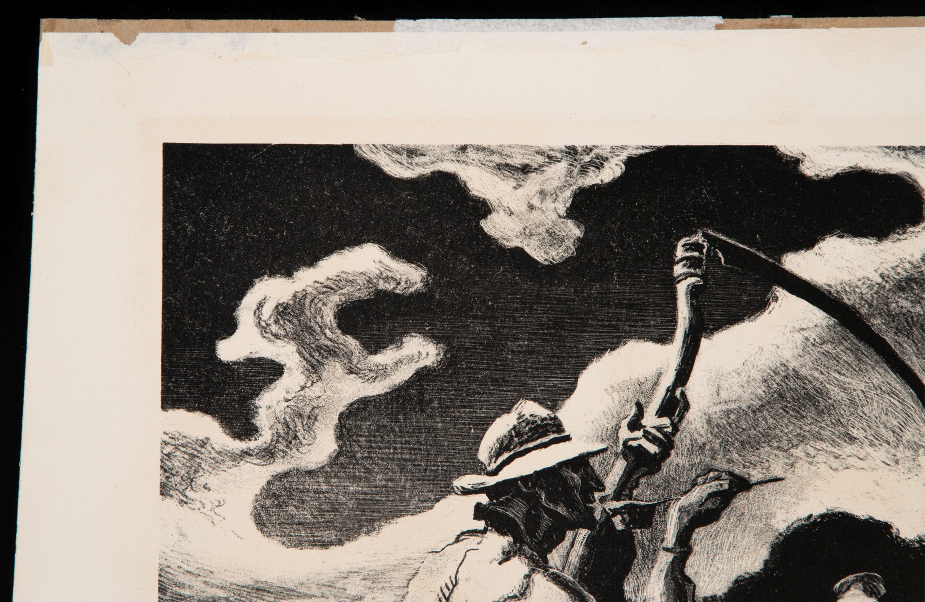 THOMAS HART BENTON (1889-1975) PENCIL SIGNED LITHOGRAPH