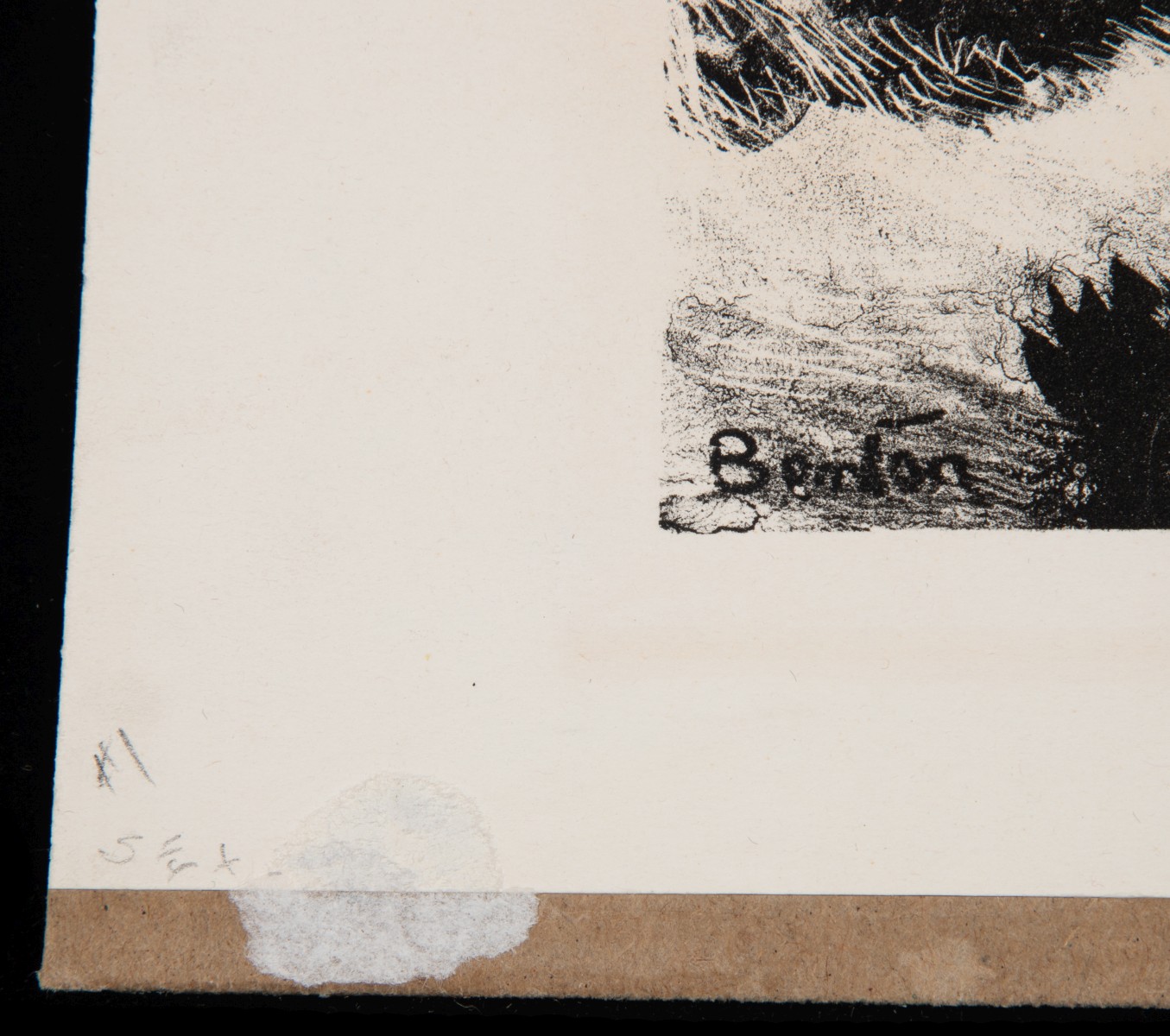 THOMAS HART BENTON (1889-1975) PENCIL SIGNED LITHOGRAPH