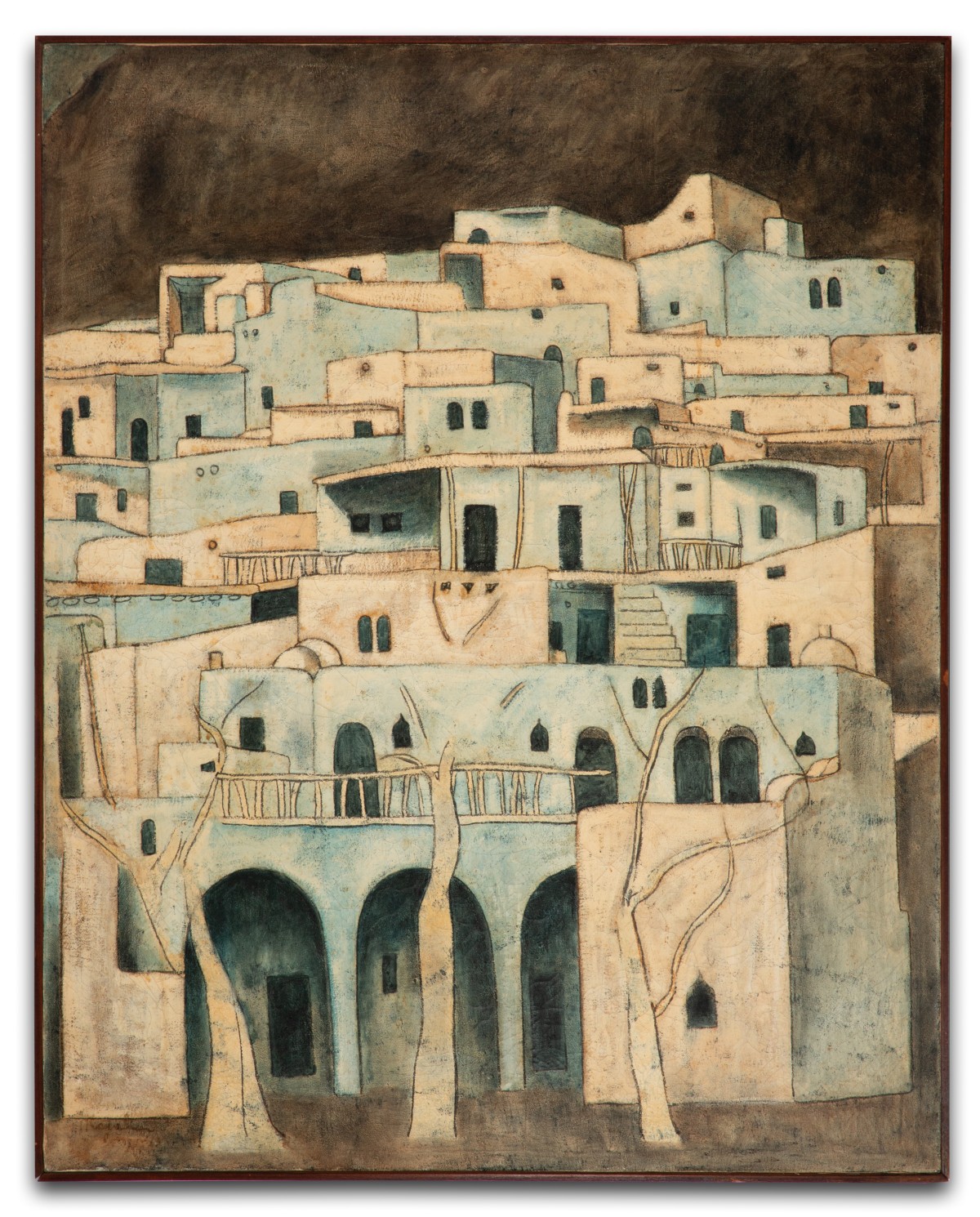 LOUAI KAYYALI / KAYALI (SYRIAN 1934-1978) OIL ON CANVAS