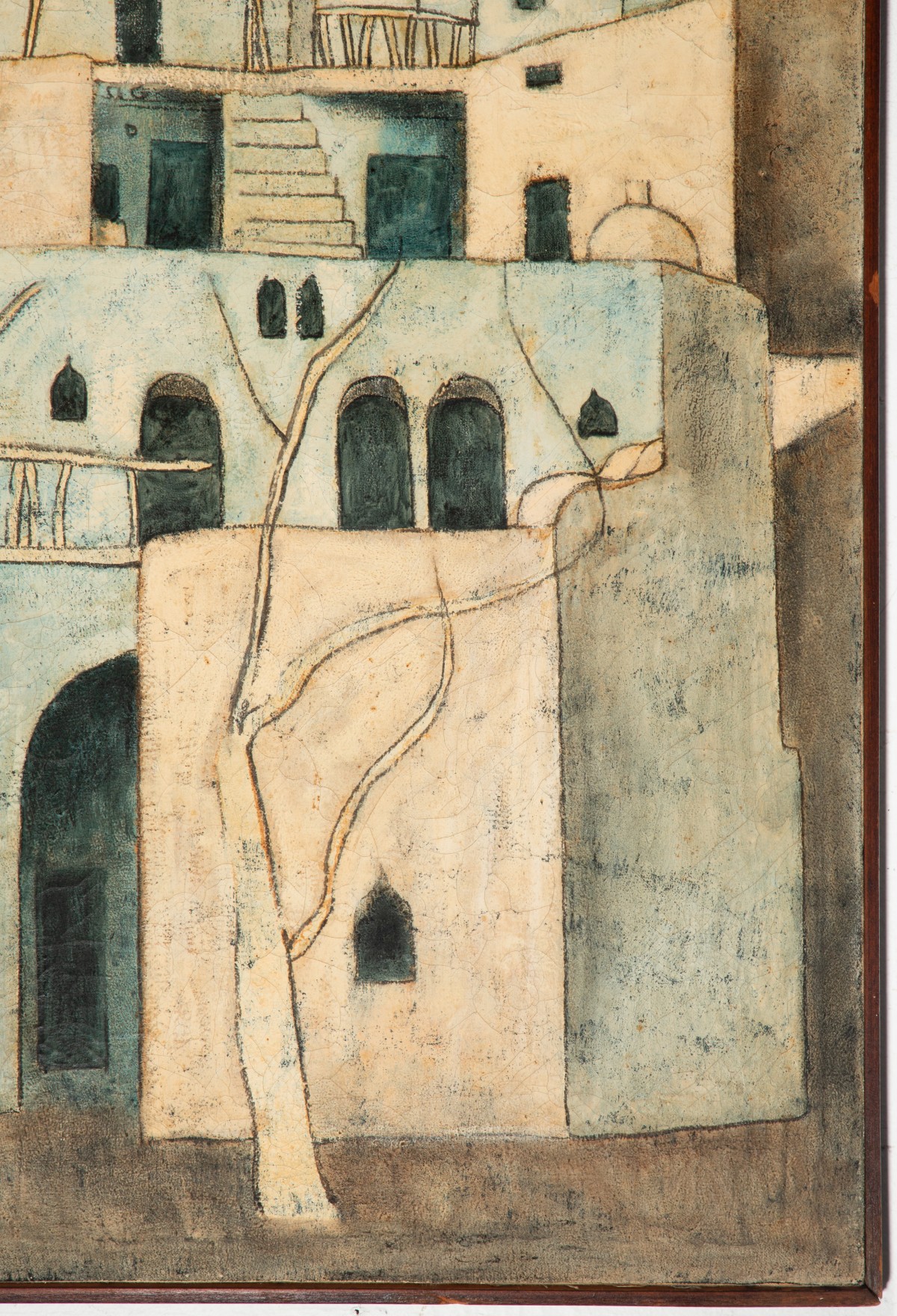 LOUAI KAYYALI / KAYALI (SYRIAN 1934-1978) OIL ON CANVAS