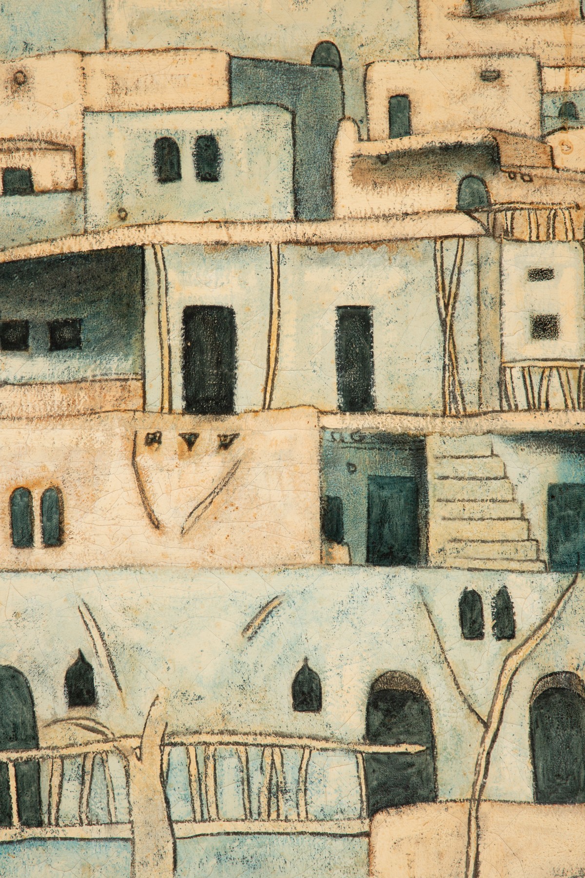 LOUAI KAYYALI / KAYALI (SYRIAN 1934-1978) OIL ON CANVAS