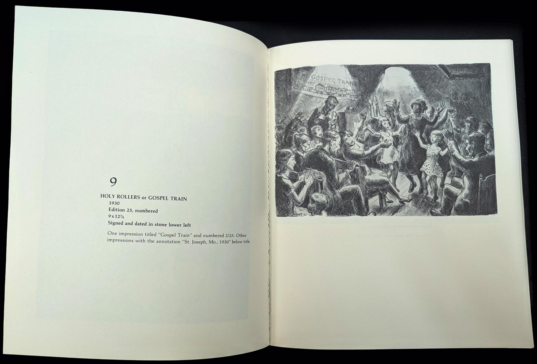 COLE. 'THE LITHOGRAPHS OF JOHN STEUART CURRY.' 1976