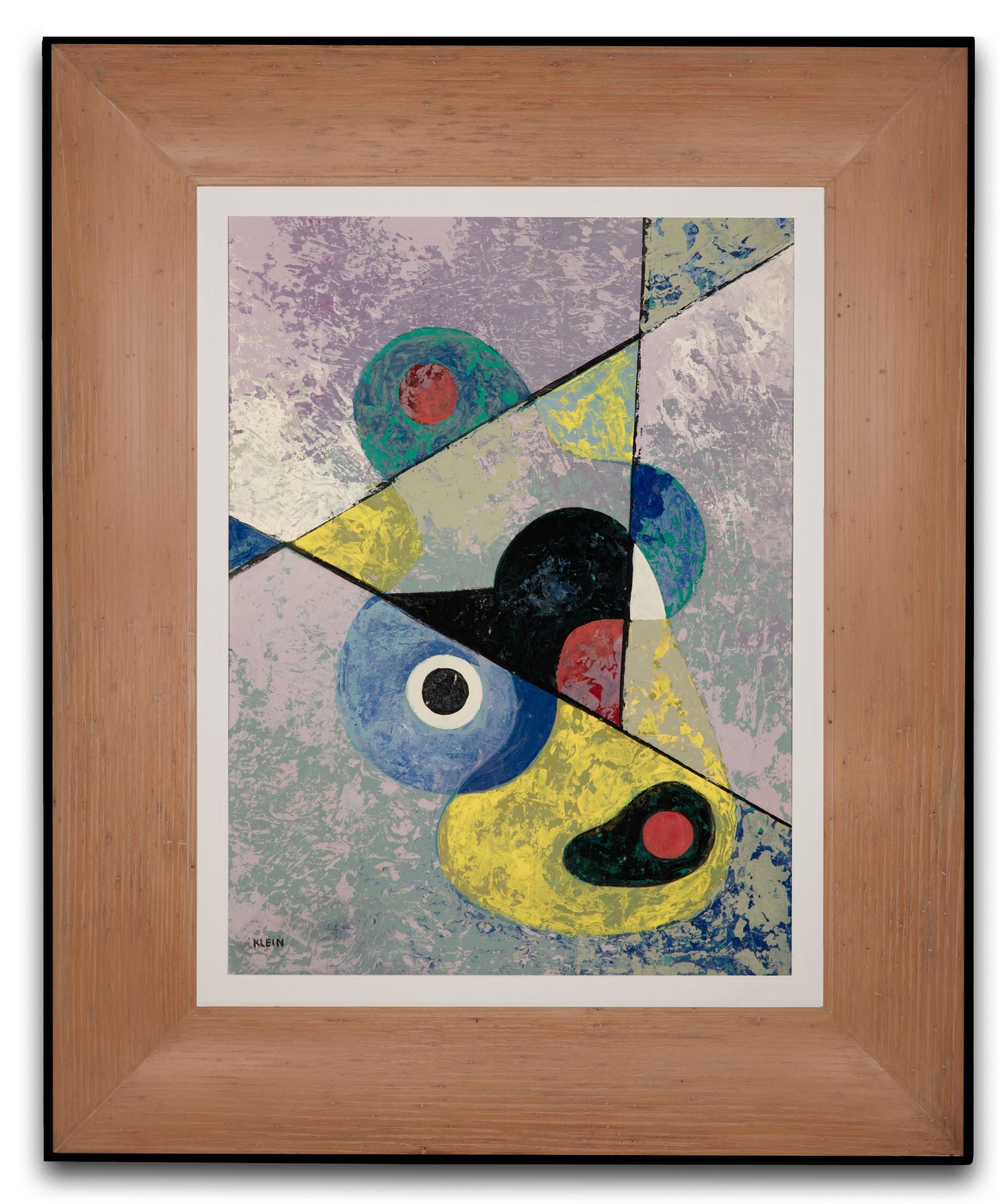 MEDARD KLEIN (1905-2002) OIL ON ARTIST'S BOARD