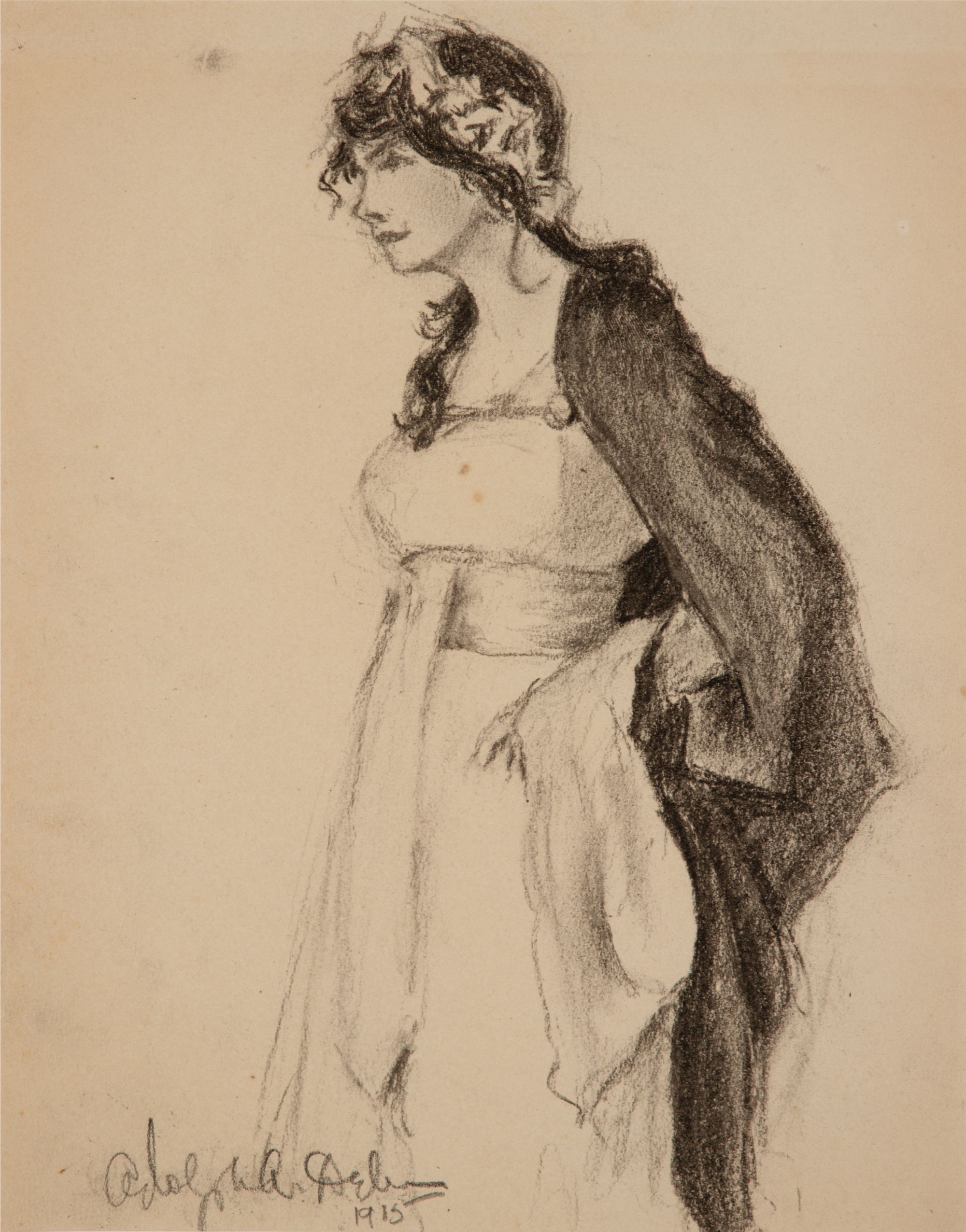 ADOLF DEHN (1895-1968) PORTRAIT OF WANDA GAG 1915