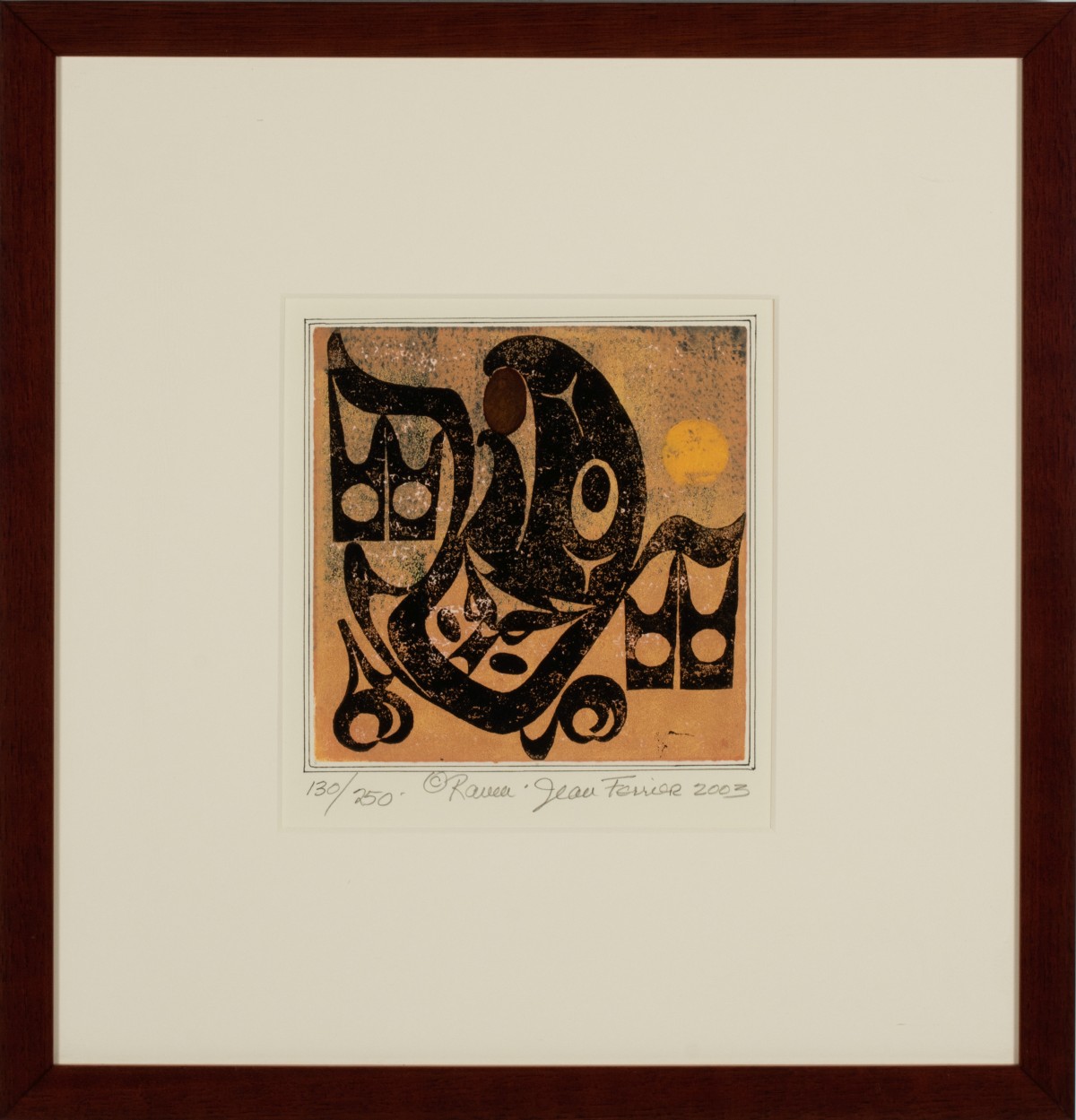 JEAN FERRIER (B. 1939) PENCIL SIGNED LINOCUTS (2)