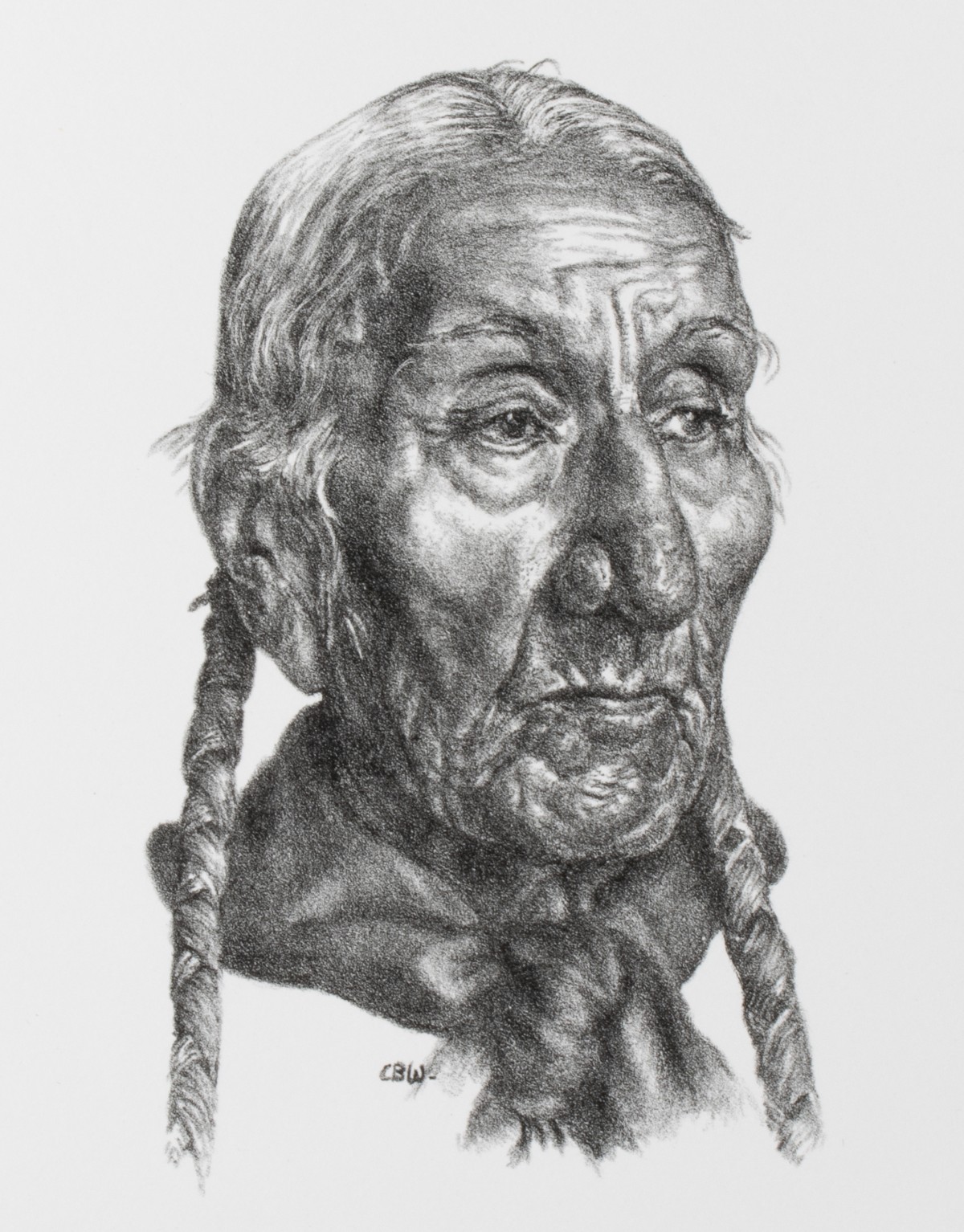 CHARLES BANKS WILSON (1918-2013) PENCIL SIGNED LITHO (2