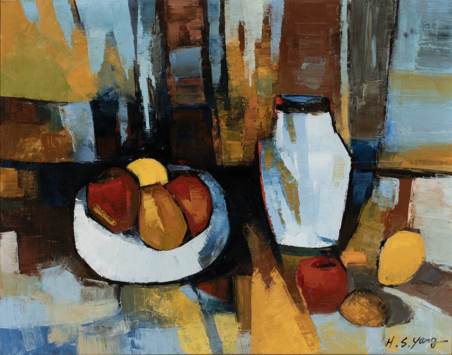 HSING-SHENG YANG (1938-2013) OIL ON CANVAS