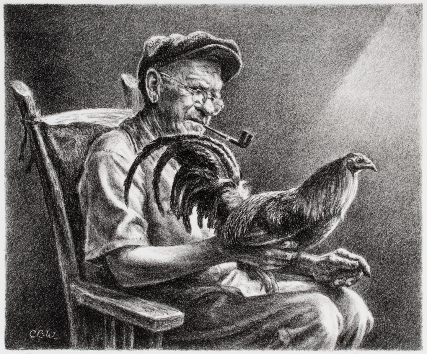 CHARLES BANKS WILSON (1918-2013) PENCIL SIGNED LITHO