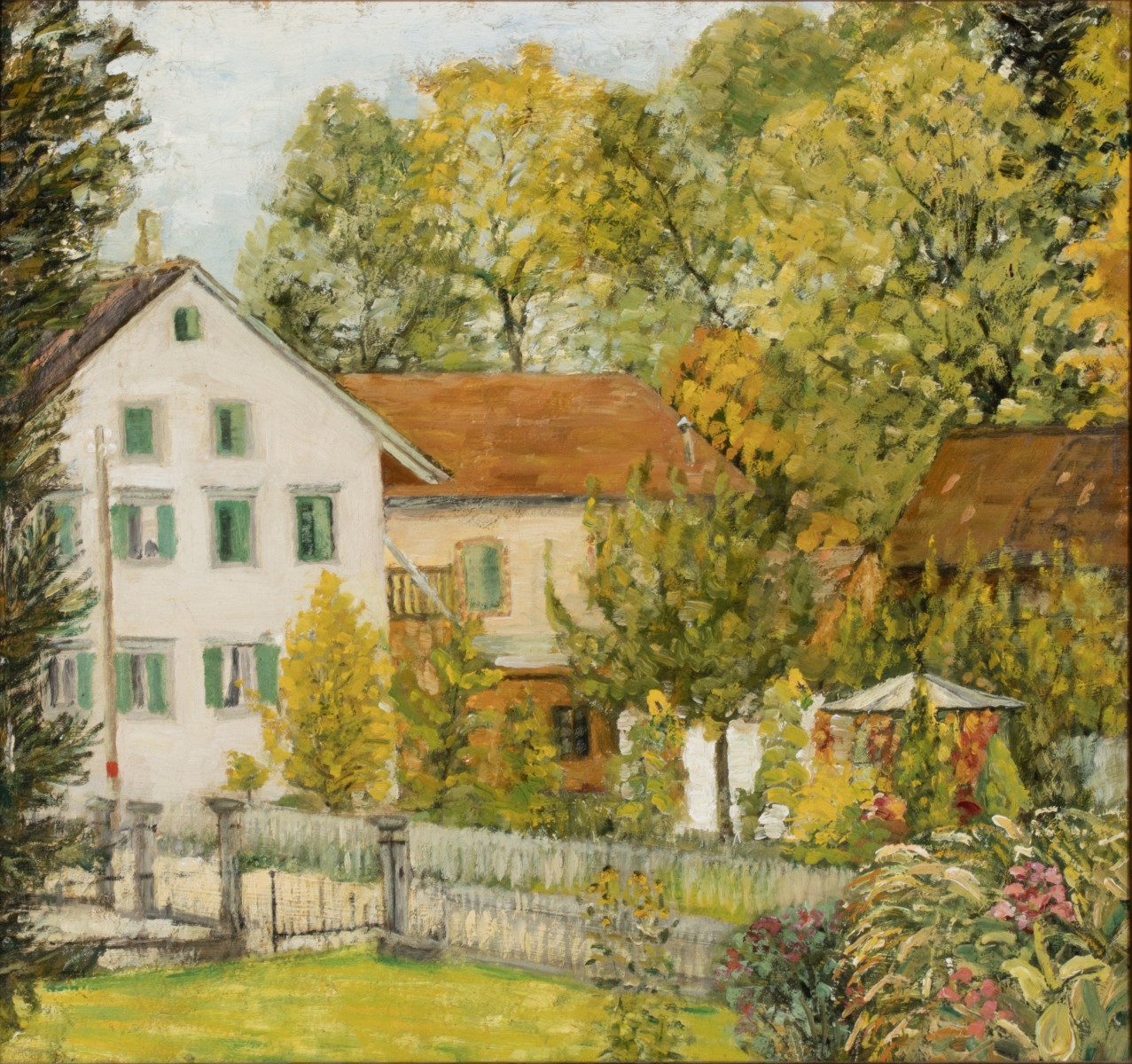 CONRAD MEILI (1895-1969) OIL ON BOARD