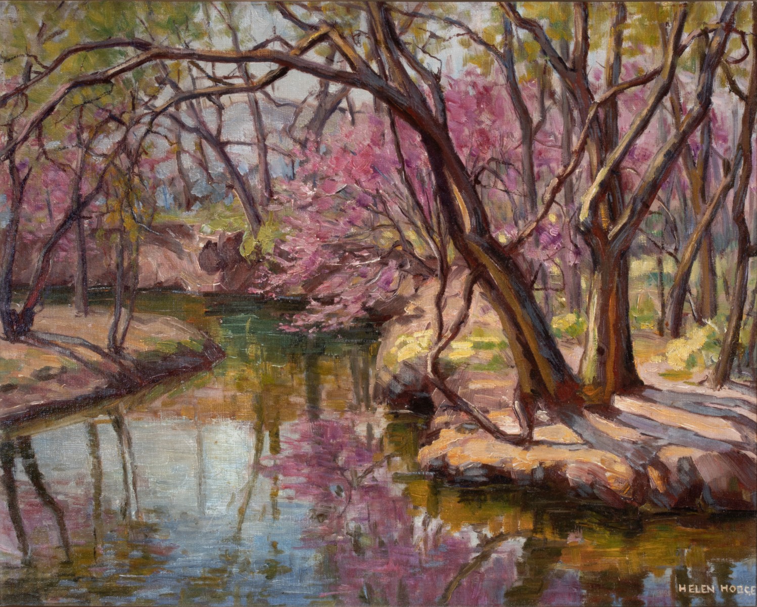 HELEN HODGE (1870-1958) OIL ON CANVAS