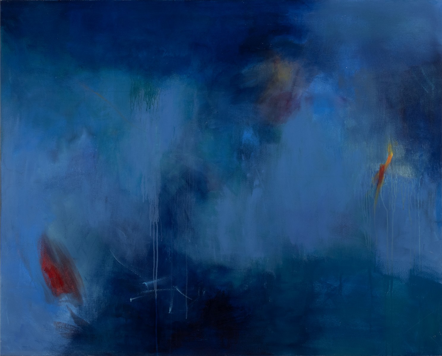 HAL FIELDING (1928-2013) CONTEMPORARY SANTA FE ACRYLIC