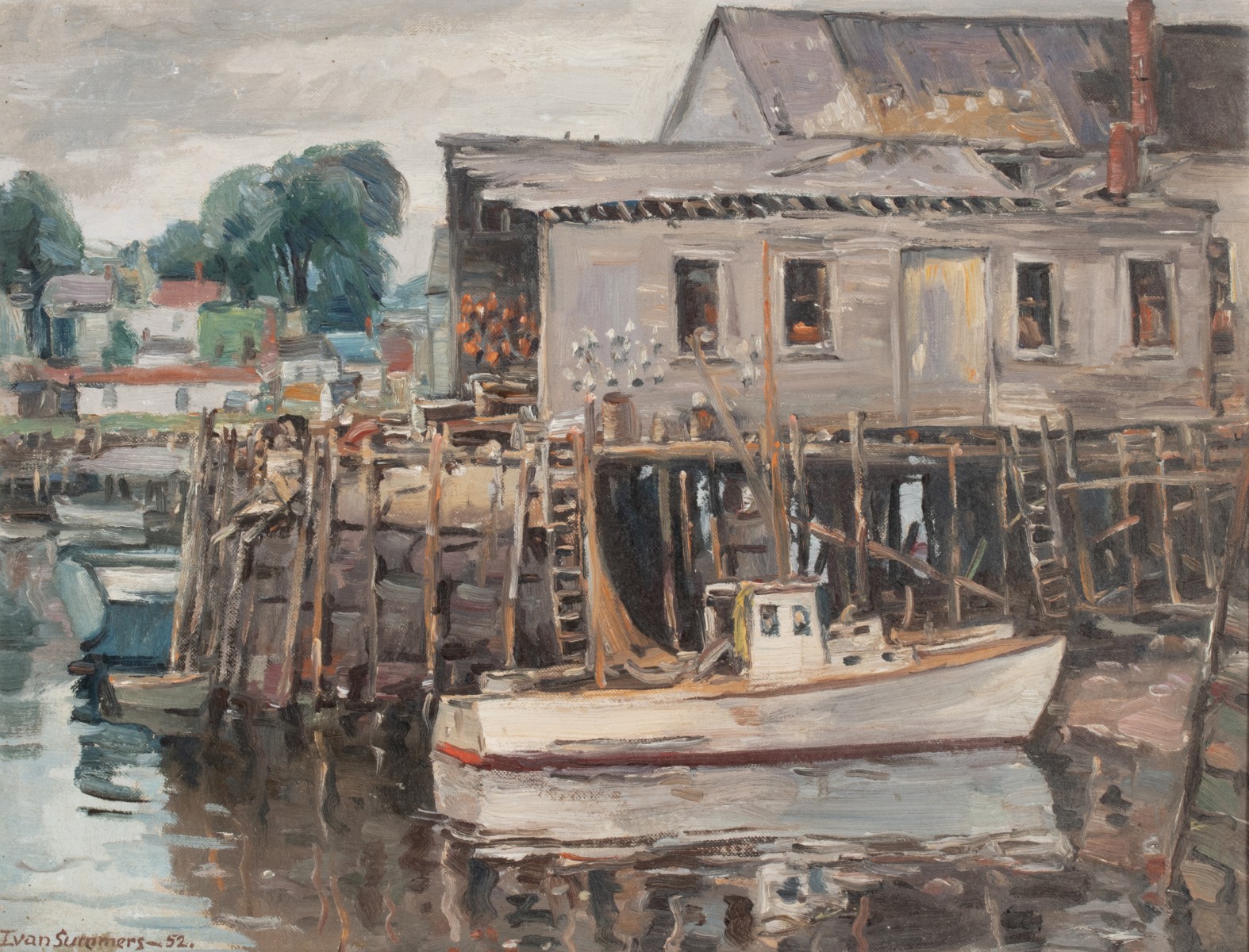 IVAN SUMMERS (1889-1964) OIL ON CANVAS BOARD