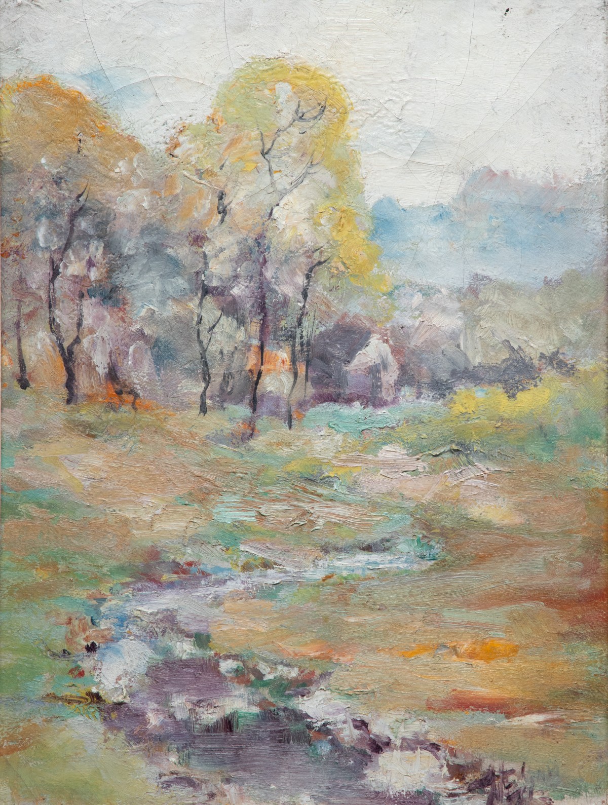 JAMES L. FITZGIBBON (1864-1929) OIL ON CANVAS