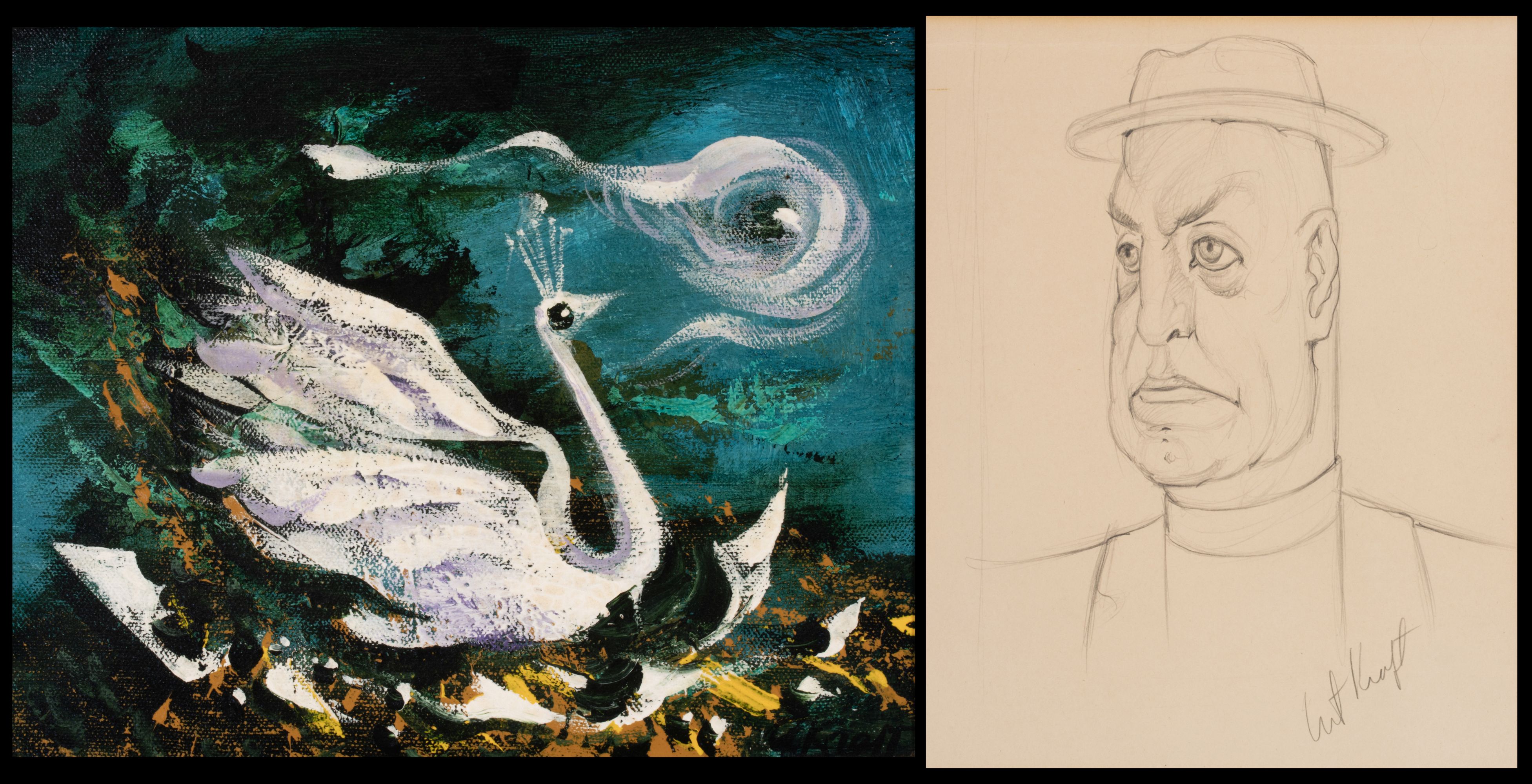 ARTHUR KRAFT (1922-1977) TWO ORIGINAL WORKS