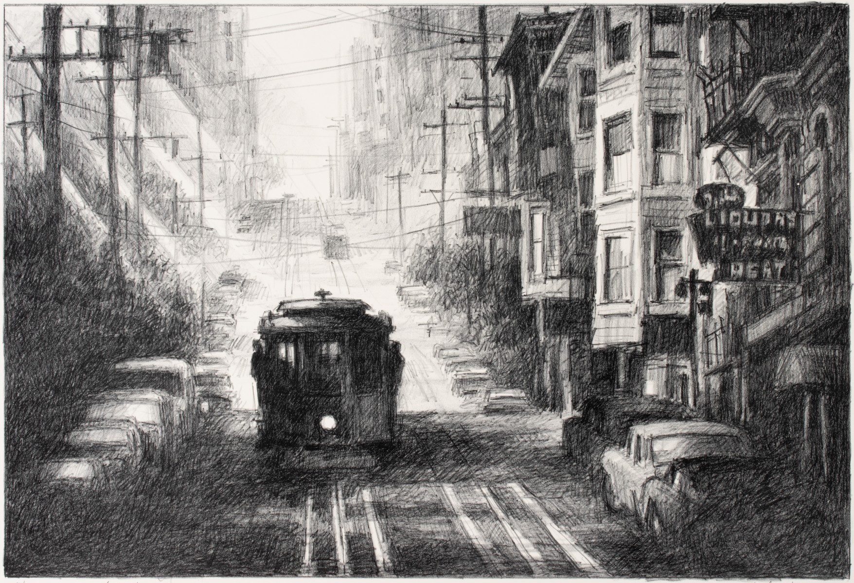 JOHN KELLY (BORN 1939) PENCIL SIGNED LITHOGRAPH