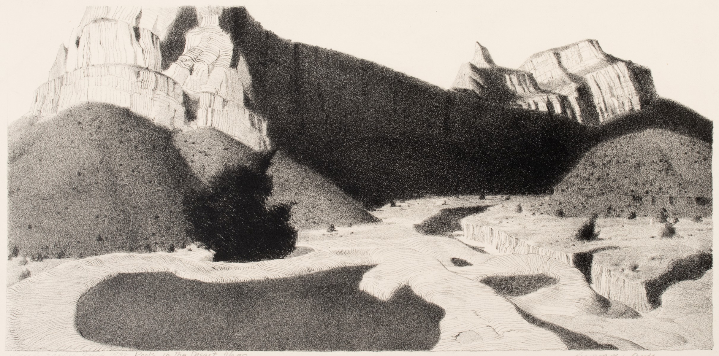 CONRAD BUFF (1886-1975) PENCIL SIGNED LITHOGRAPH