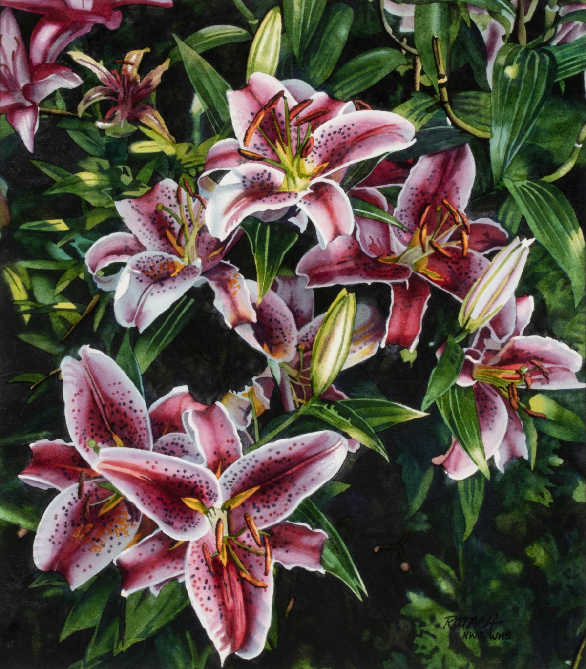 MARLIN ROTACH (BORN 1952) WATERCOLOR