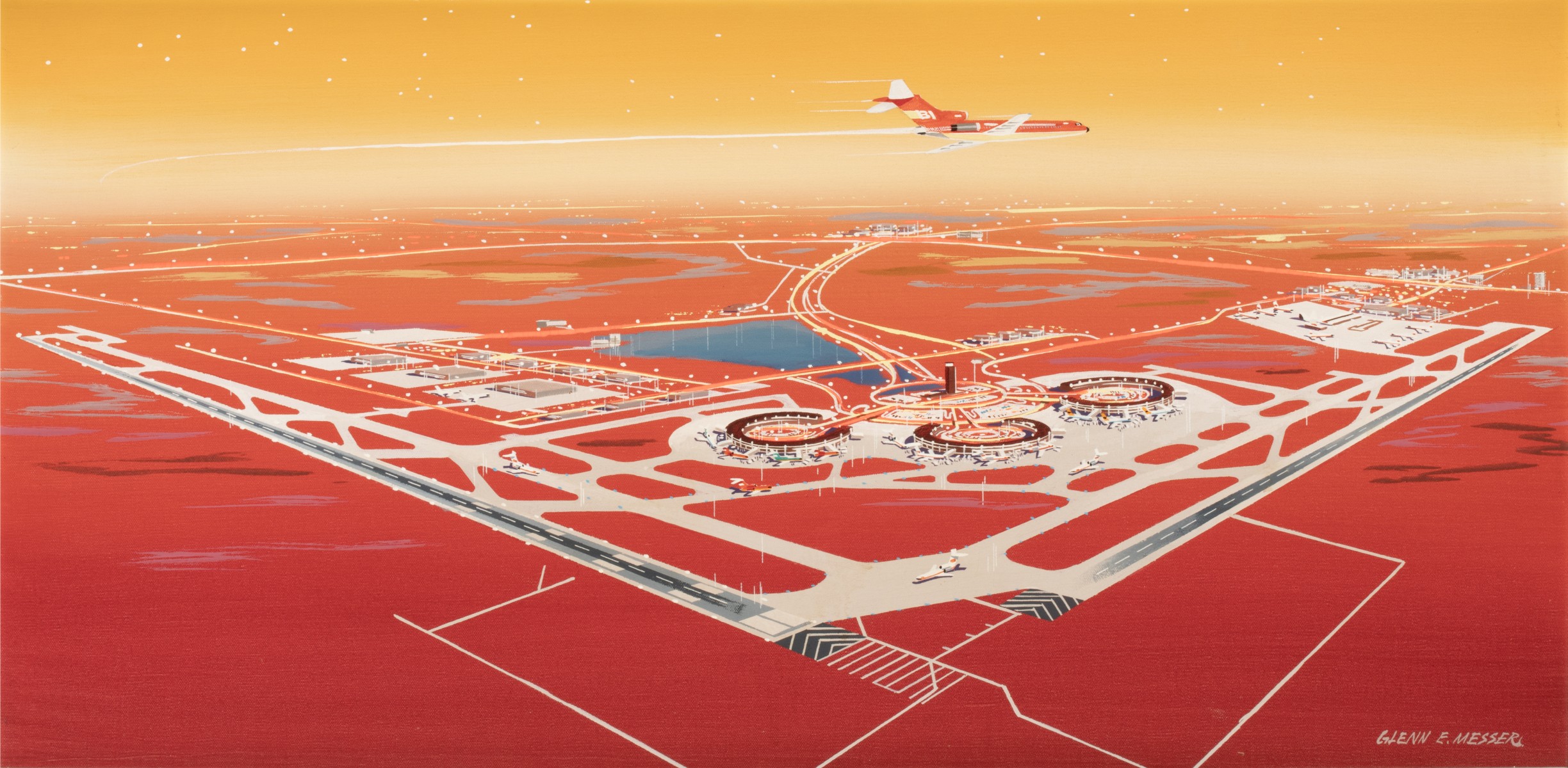 GLENN E. MESSER (1915-1988) KCI AIRPORT KANSAS CITY