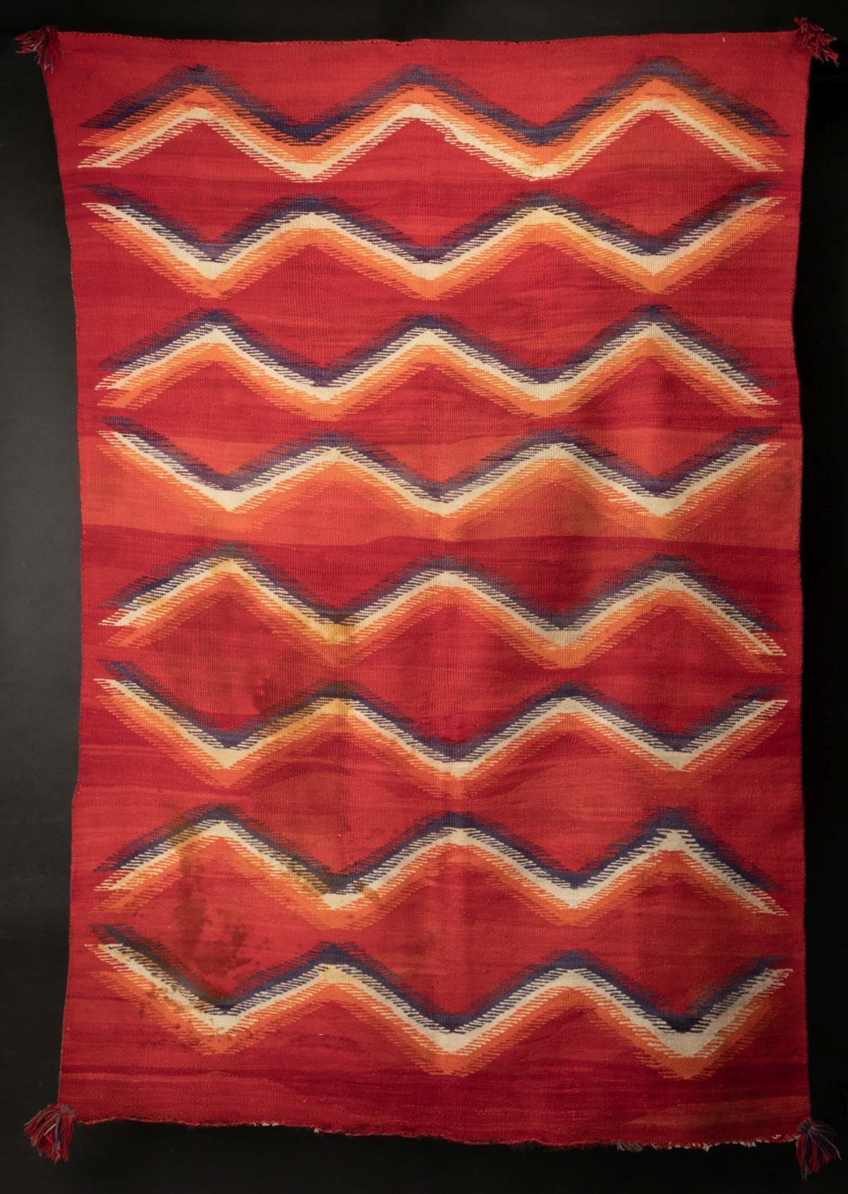 A NAVAJO TRANSITIONAL WEAVING CIRCA 1890-1910