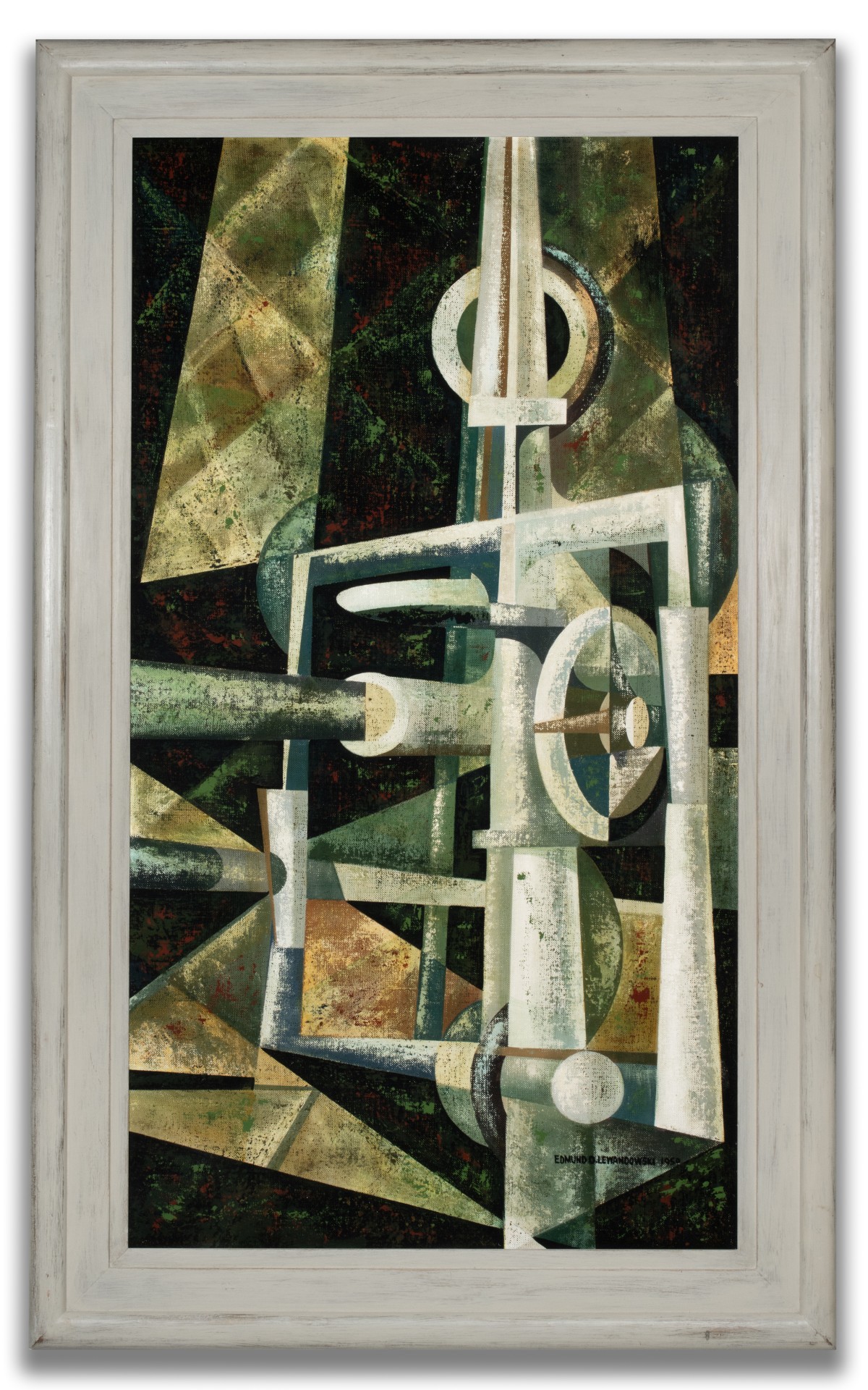 EDMUND LEWANDOWSKI (1914-1998) EXHIBITED OIL MOMA 1951