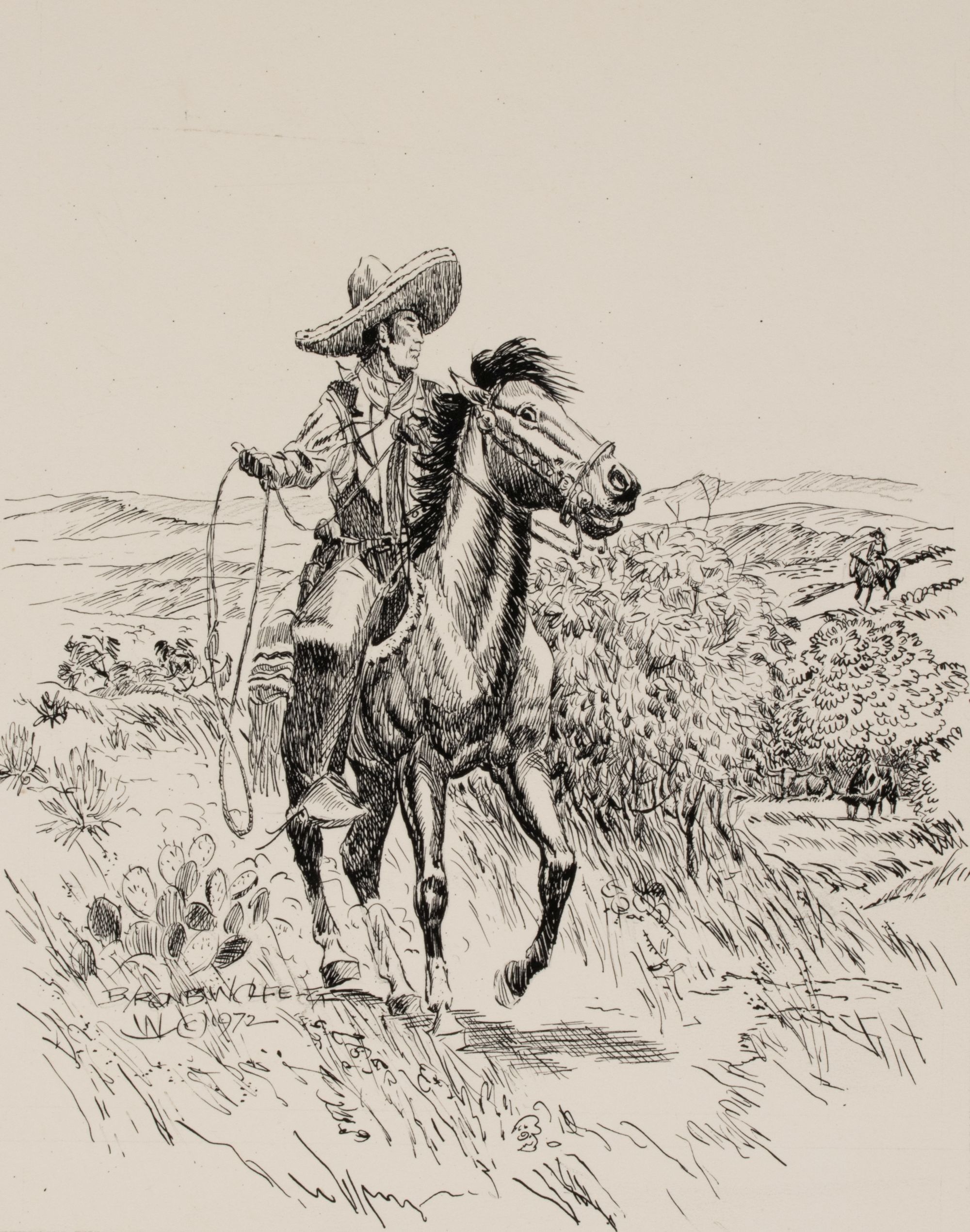 FIVE WORKS ON PAPER BY TOM PHILLIPS AND BYRON WOLFE