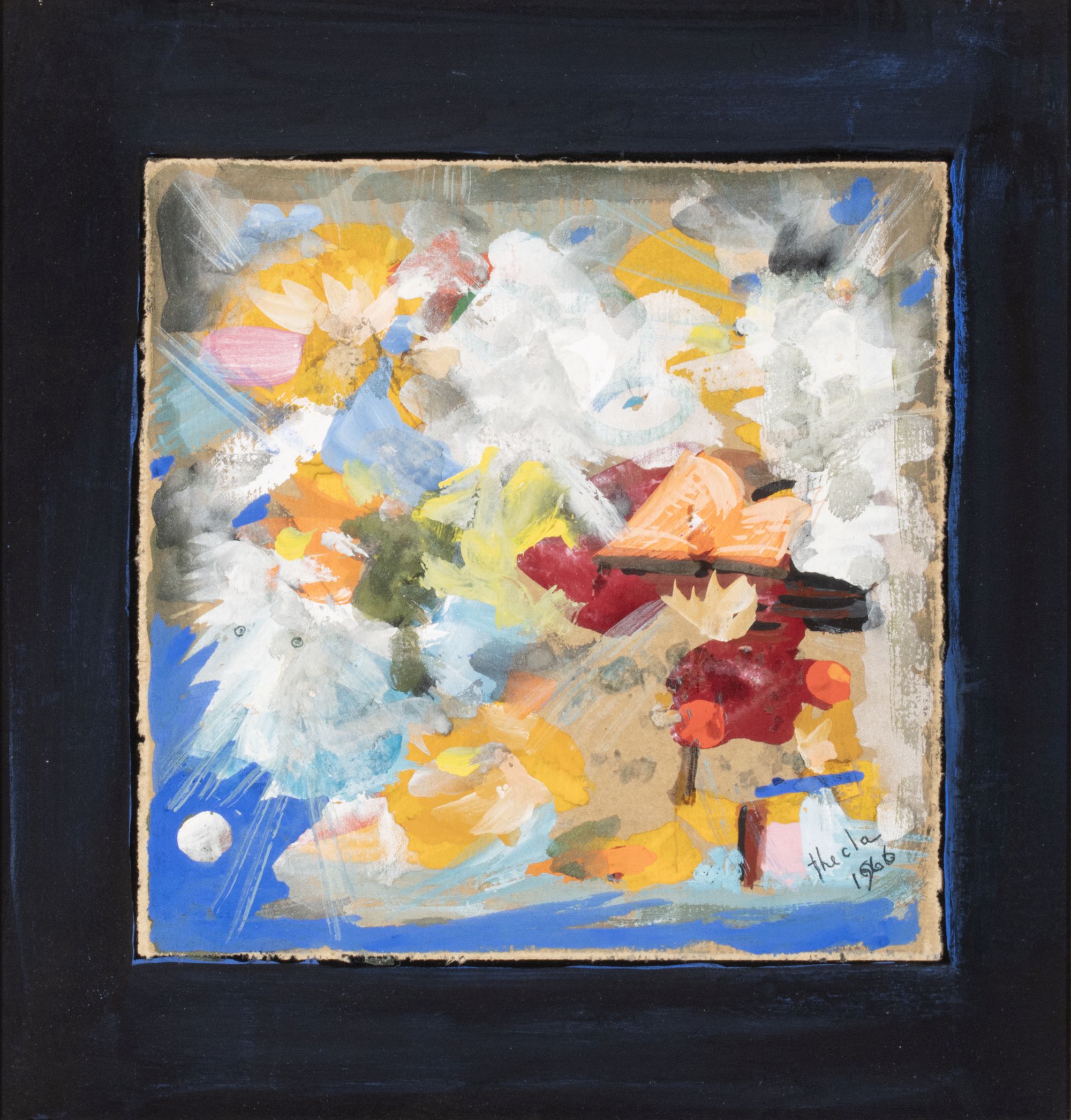 JULIA THECLA (1896-1973) TEMPERA & PENCILS ON PAPER