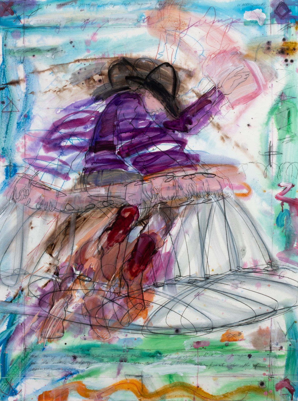 WALTER PIEHL (Born 1942) MIXED MEDIA WITH WATERCOLOR