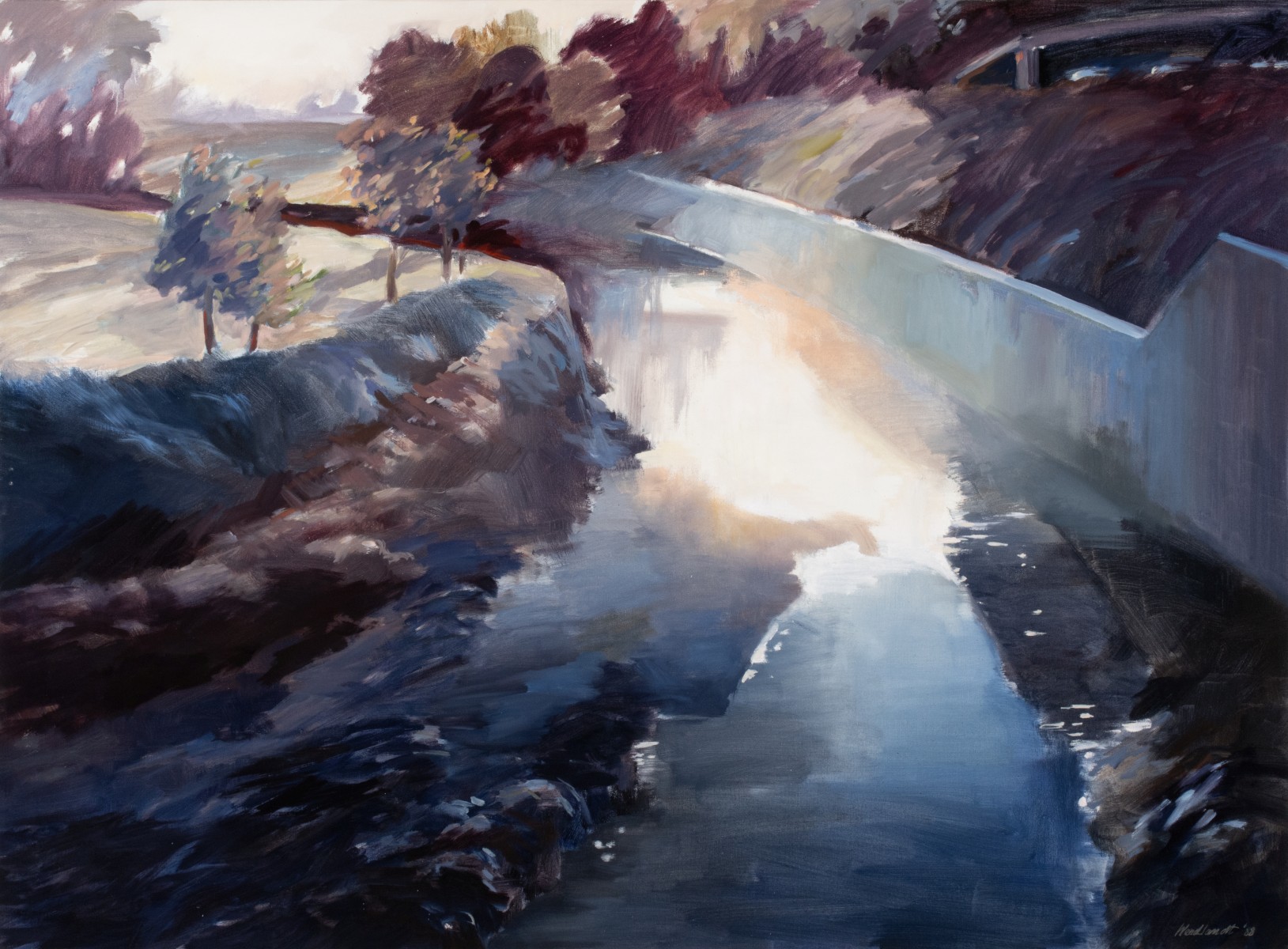 HELEN WENDLANDT (KANSAS CITY 1926-2018) OIL ON CANVAS