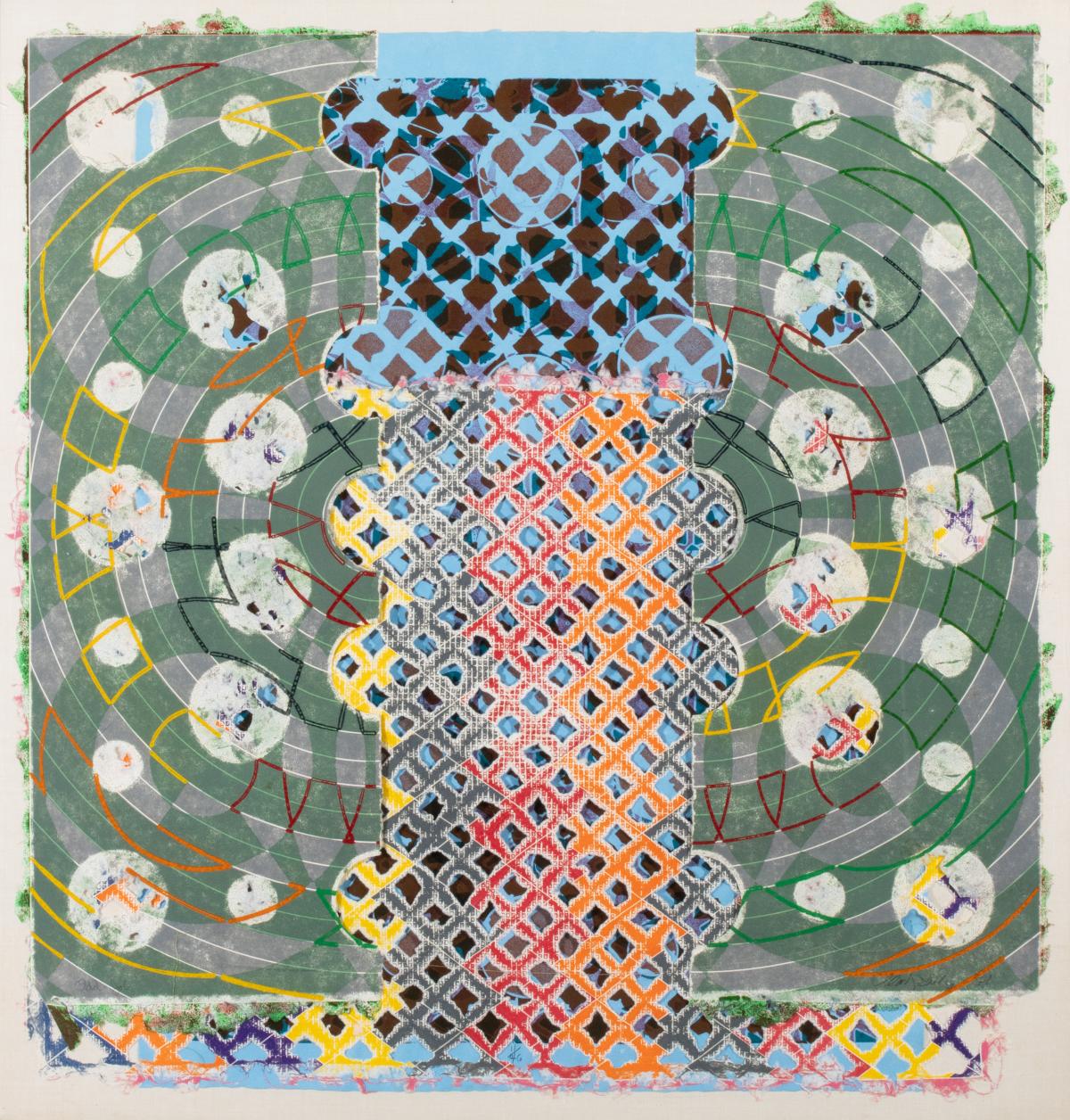 ALAN SHIELDS (1944-2005) MIXED MEDIA COLLAGE