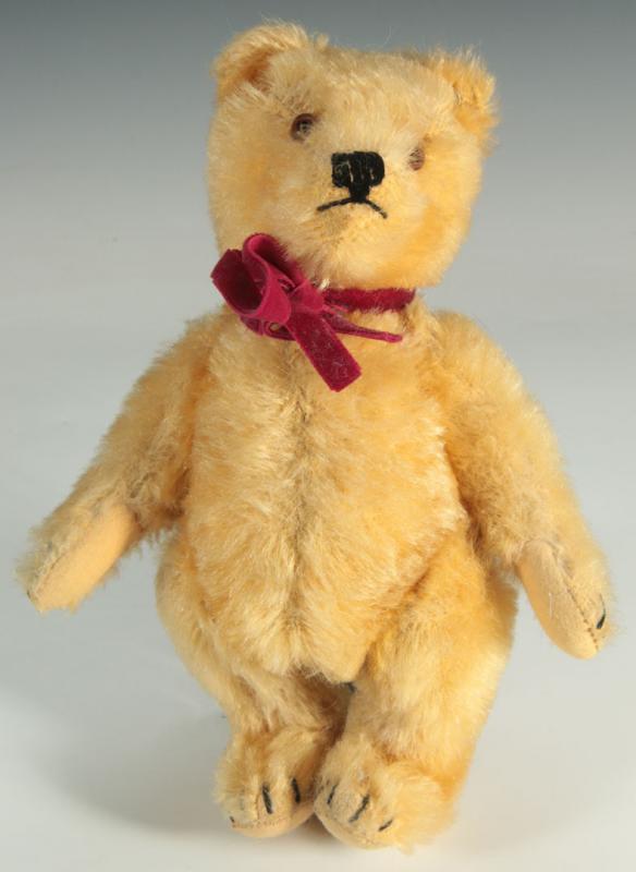 A STEIFF EXCELSIOR STUFFED GOLDEN MOHAIR TEDDY BEAR