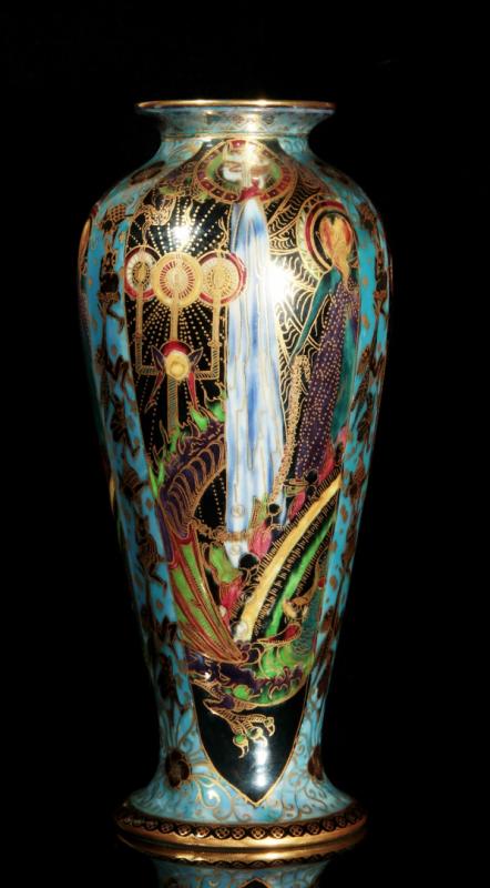 WEDGWOOD FAIRYLAND LUSTRE CANDLEMAS VASE