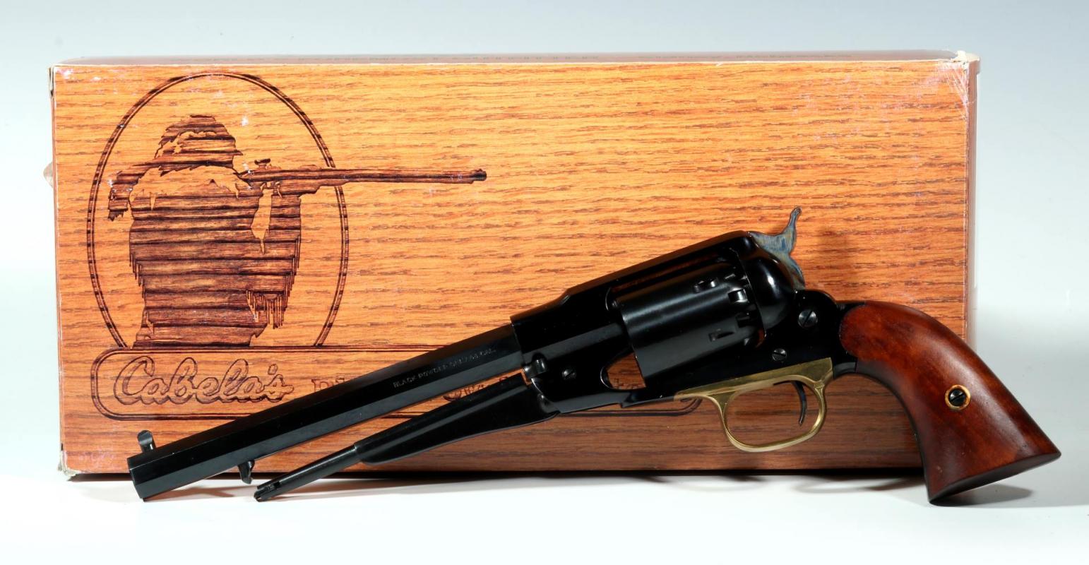 #129: A PIETTA 1858 NEW MODEL ARMY .44 CAL REVOLVER