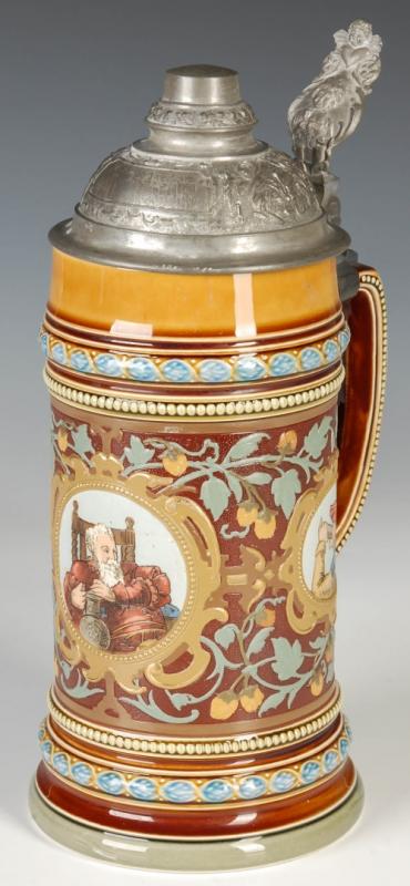 A METTLACH 1/2 L STEIN #1999