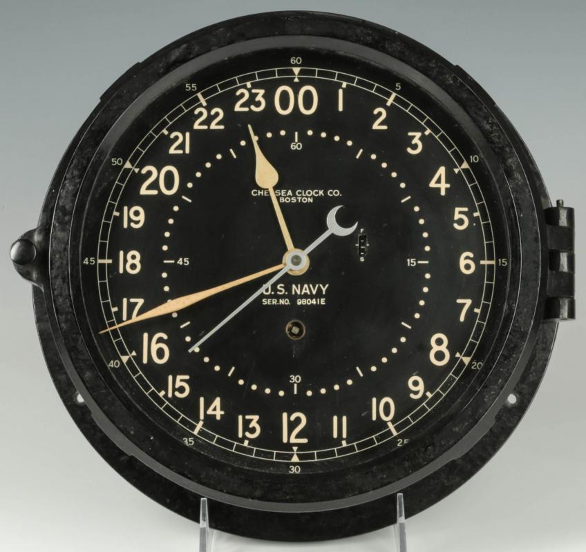 A WWII ERA CHELSEA SHIP'S CLOCK