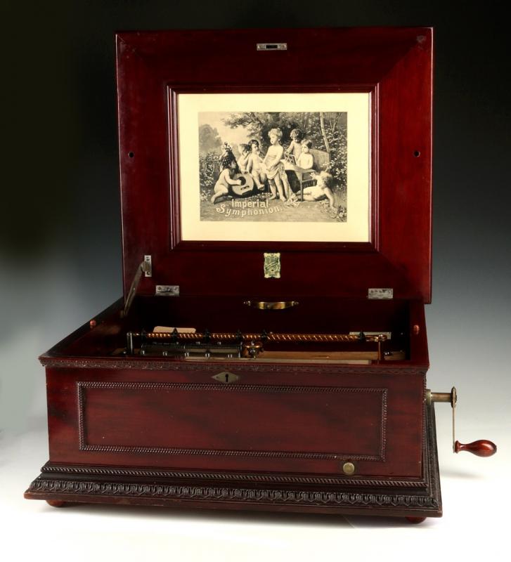 CIRCA 1890 IMPERIAL SYMPHONION STYLE 143 MUSIC BOX