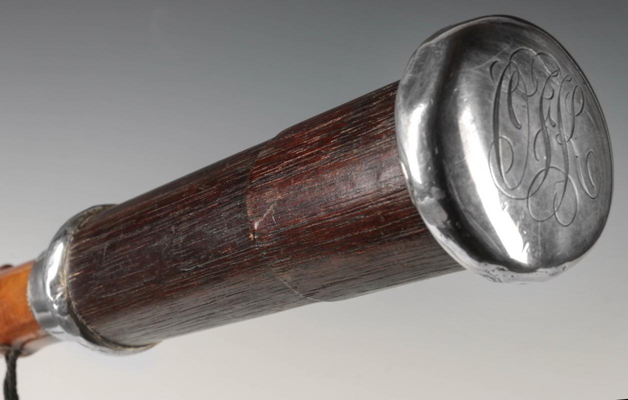 A CIRCA 1900 HIDDEN TELESCOPE WALKING STICK