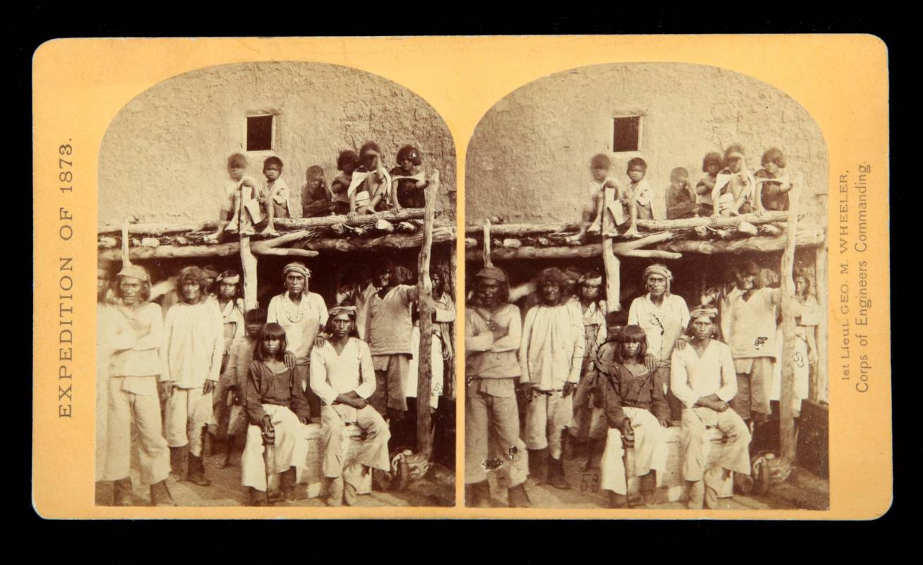 A STEREOVIEW OF ZUNI BRAVES