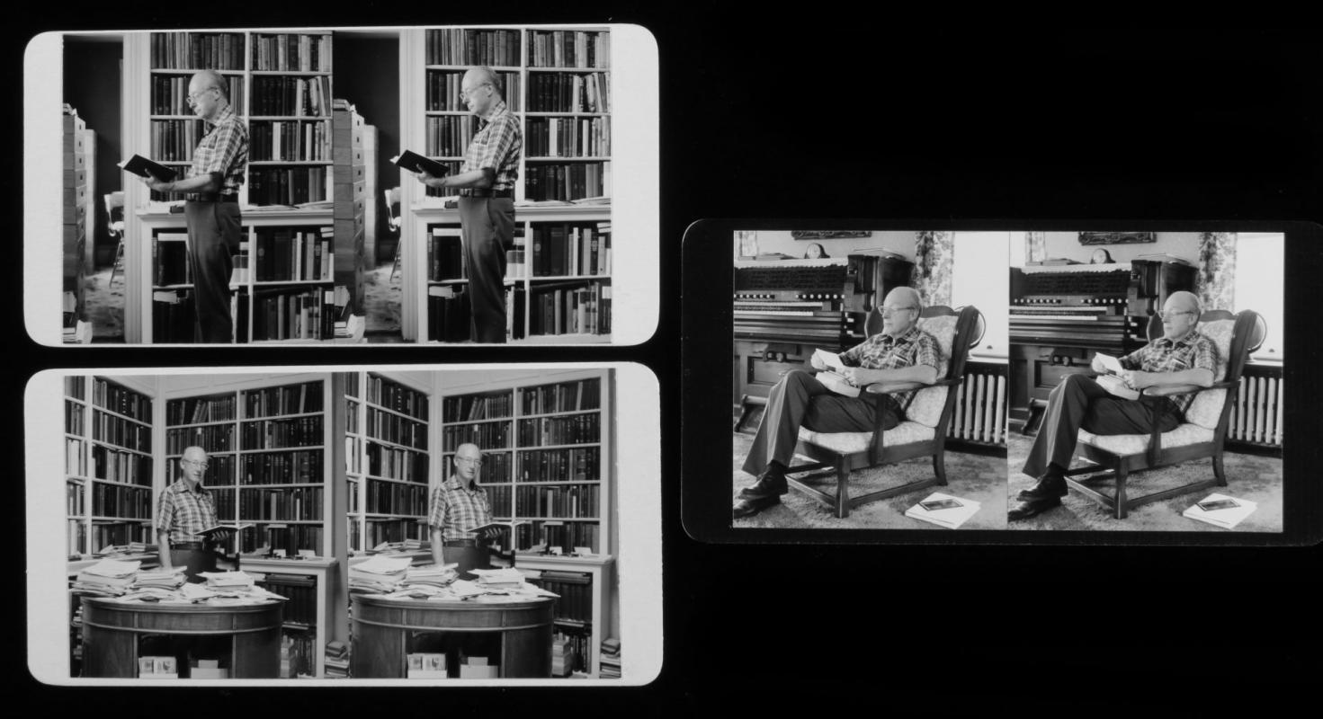 THREE VIEWS OF STEREOGRAPH AUTHOR WILLIAM DARRAH