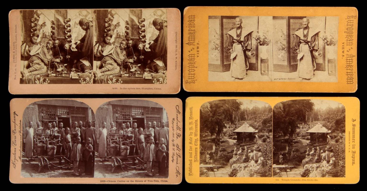 NINE INTERESTING STEREOVIEWS OF CHINA AND JAPAN