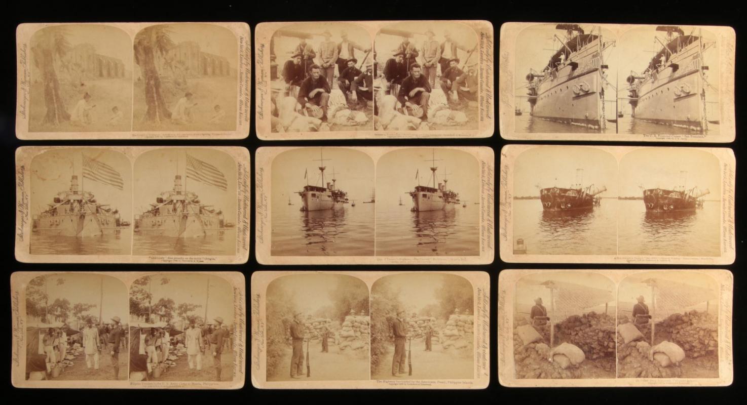 TWENTY-NINE SPANISH AMERICAN WAR STEREOVIEWS