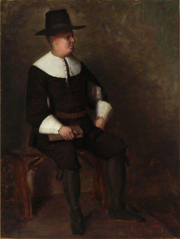 PORTRAIT OF A 'PILGRIM' ATTRIB TO GORDON COUTTS