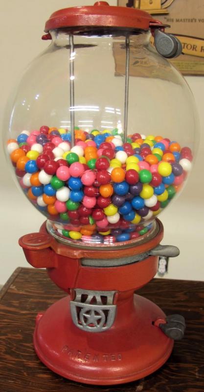 COLUMBUS 1¢ MODEL A COUNTERTOP GUMBALL MACHINE