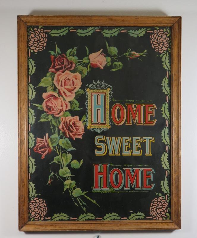 FRAMED 'HOME SWEET HOME' PRINT