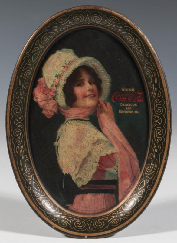 AN ORIGINAL 194 COCA COLA 'BETTY GIRL' TIP TRAY